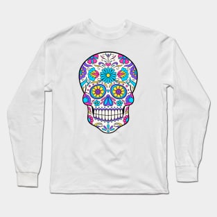 Sugar Skull Art Long Sleeve T-Shirt